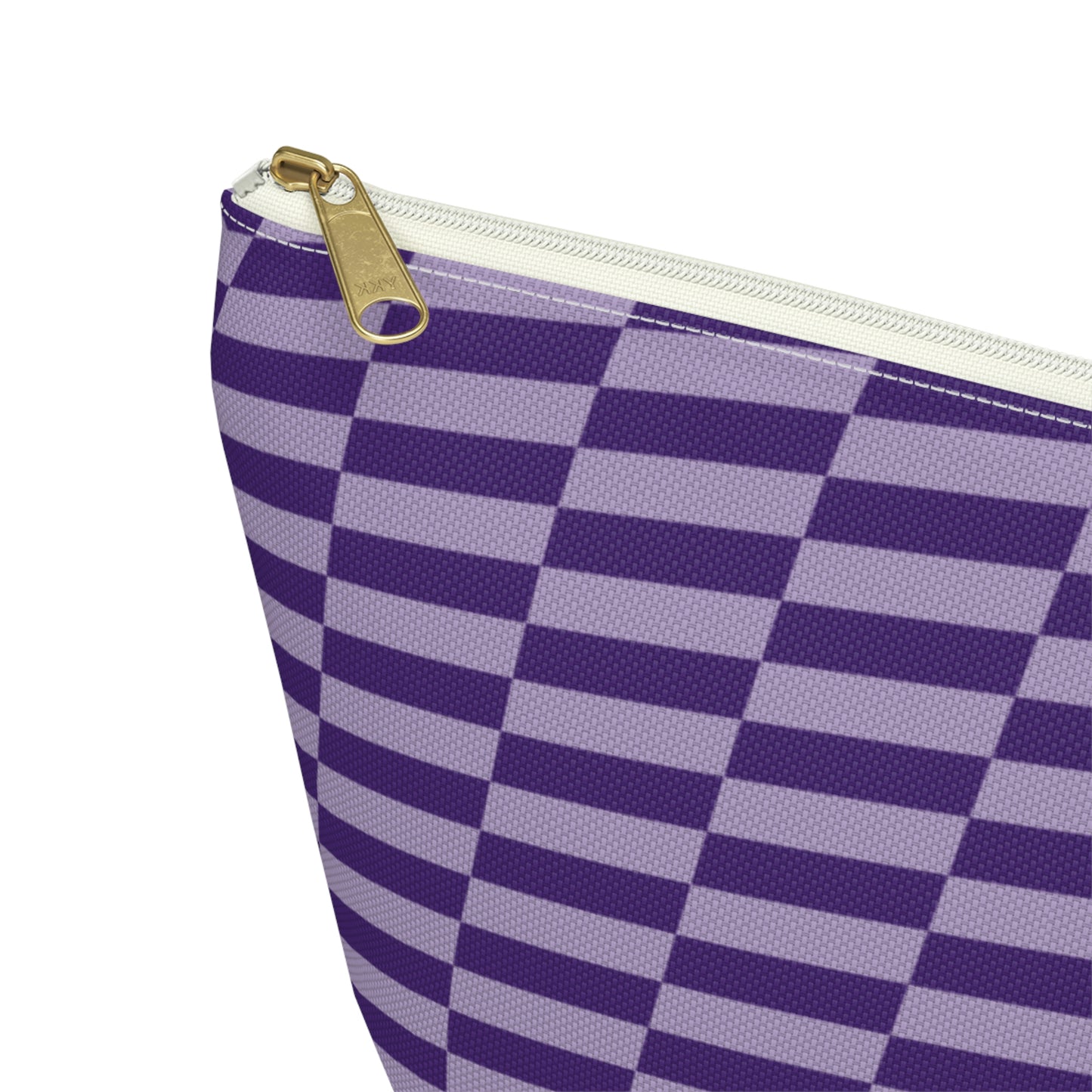 Equality Check Amethyst and Light Gold - Accessory Pouch w T-bottom