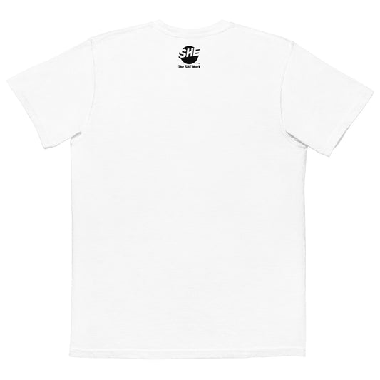 SHE pop - White Unisex garment-dyed pocket t-shirt